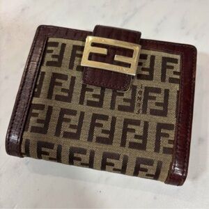 Fendi Zucca bifold wallet